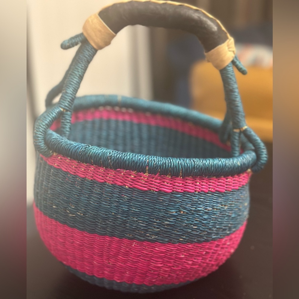 African Tribal BOLGA Basket 🇬🇭